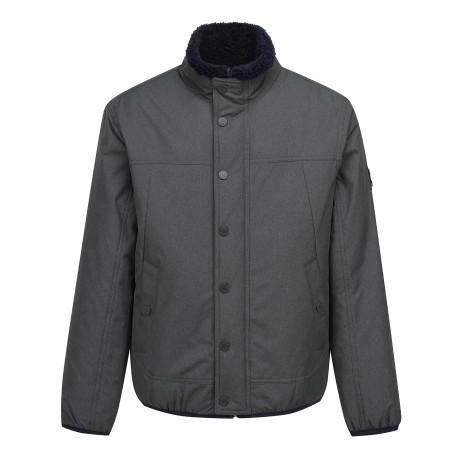 남성 솔리드 배색 덤블 리버서블 점퍼