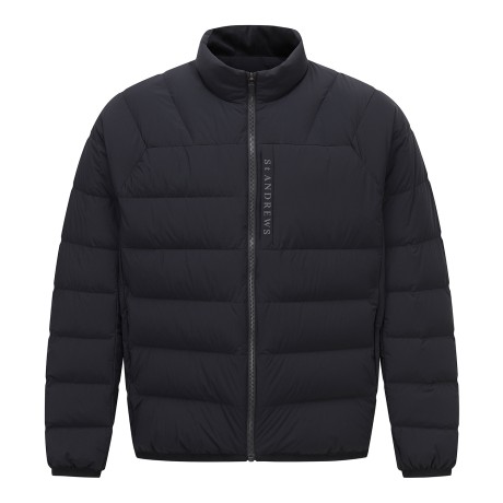 남성 솔리드 핫팩 포켓 안감 구스 다운 패딩 점퍼