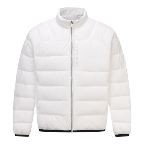 남성 솔리드 핫팩 포켓 안감 구스 다운 패딩 점퍼