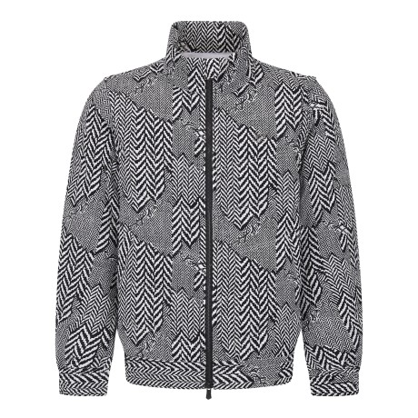 남성 디테처블 슬리브 헤링본 패딩 점퍼