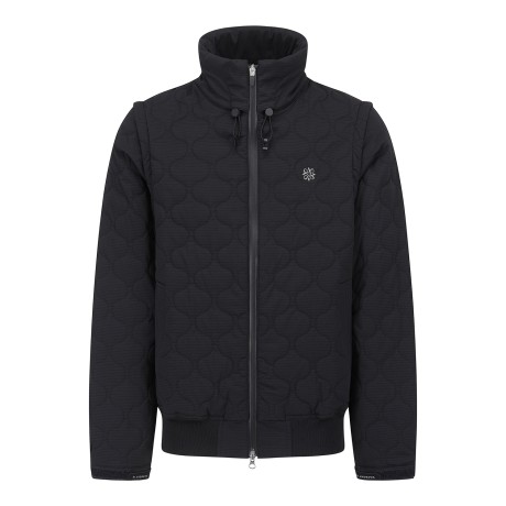 남성 디테처블 슬리브 웨이브 스트레치 패딩 점퍼