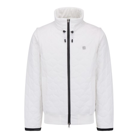 남성 디테처블 슬리브 웨이브 스트레치 패딩 점퍼