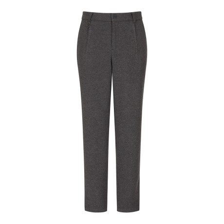 남성 울 라이크 인밴딩 조거 팬츠