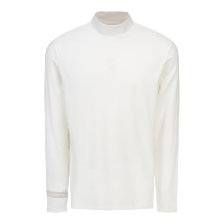 남성 카라 배색 기모 베이스레이어