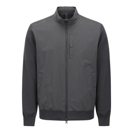 남성 별 심볼 스트라이프 니트 하이브리드 방풍 점퍼