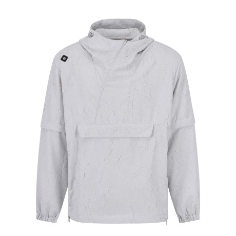 남성 디테쳐블 사선 집업 후드 아노락 점퍼