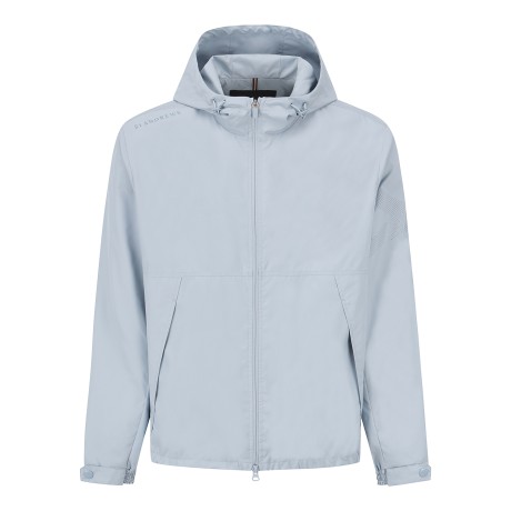 남성 로고 레터링 포인트 후드 집업 점퍼