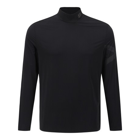 남성 모크넥 도트 슬리브 냉감 베이스레이어