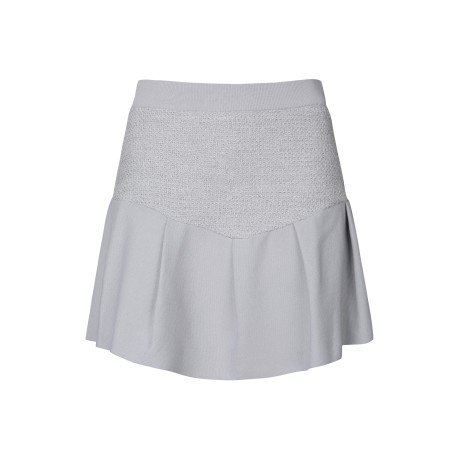 여성 트위드 조직 큐롯 스커트