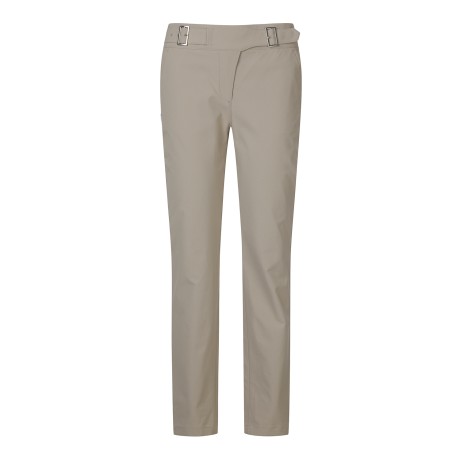 여성 벨티드 포인트 슬림핏 팬츠