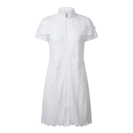 여성 카라 레이스 집업 원피스