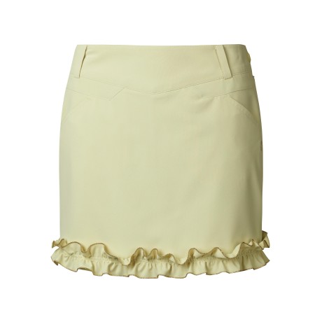 여성 골드 프릴 디테일 큐롯 스커트