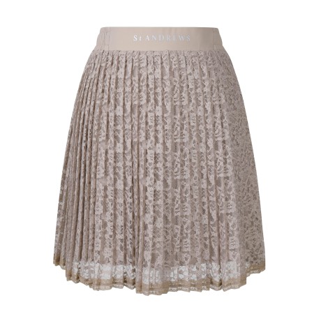 여성 레이스 플리츠 큐롯 스커트