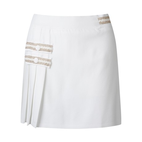 여성 테잎 장식 큐롯 스커트