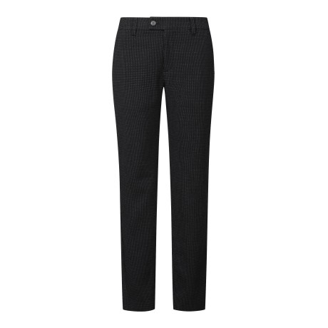 여성 무늬 도비 스트레치 슬릿핌 팬츠