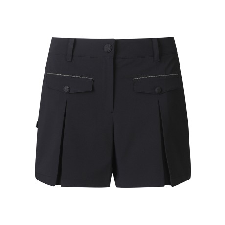 여성 페이크 포켓 맞주름 숏팬츠