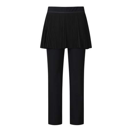 여성 플리츠 스커트 부츠컷 팬츠