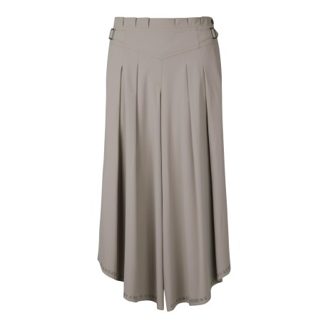 여성 플리츠 와이드 9부 팬츠