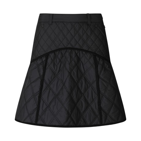 여성 마름모 퀼팅 미디 큐롯 스커트
