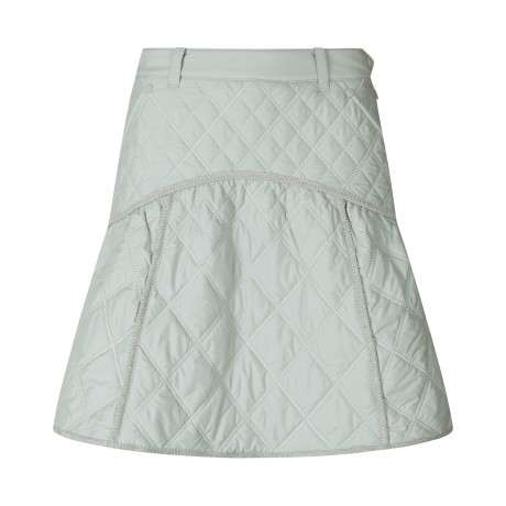 여성 마름모 퀼팅 미디 큐롯 스커트