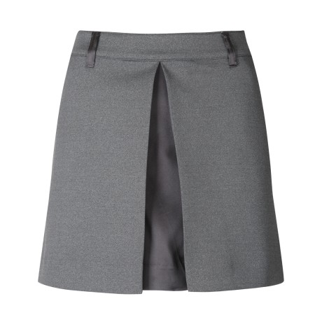 여성 골판지 조직 니트 스커트