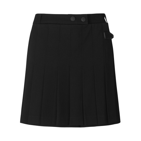 여성 플리츠 덧장 5부 하프 팬츠