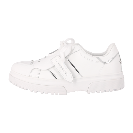 여성 심볼 로고 러버 텍스처 덮개 스파이크리스 골프화