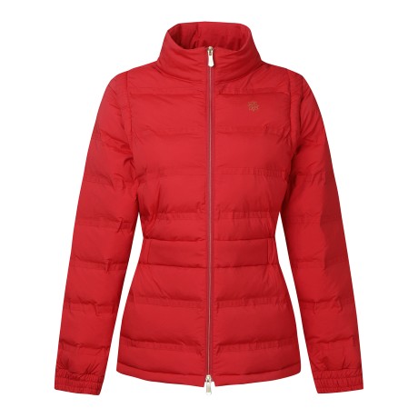 여성 로고 포인트 2WAY 패딩 점퍼