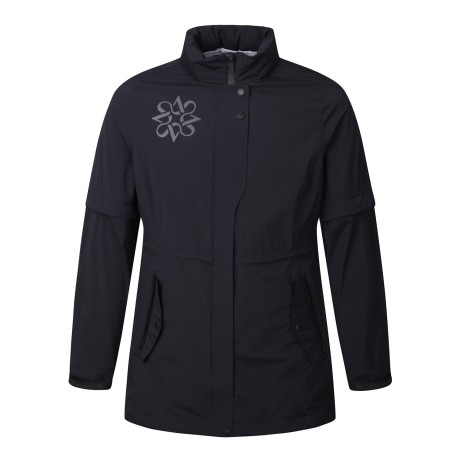 여성 탈착 슬리브 패커블 레인 점퍼