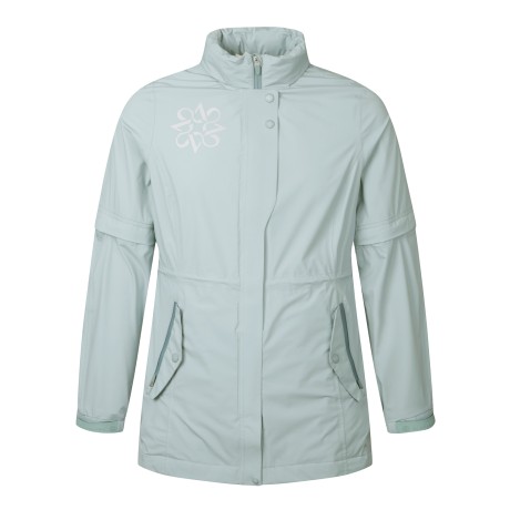 여성 탈착 슬리브 패커블 레인 점퍼