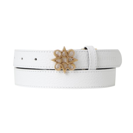 여성 심볼 크랙 슬림 벨트