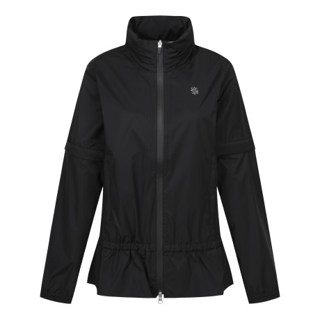 여성 디테쳐블 슬리브 패커블 레인 점퍼