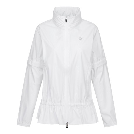 여성 디테쳐블 슬리브 패커블 레인 점퍼