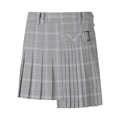 여성 믹스 플리츠 큐롯 스커트
