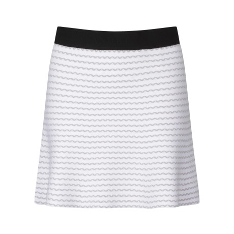 여성 골지 웨이브 밴딩 훌 니트 큐롯 스커트