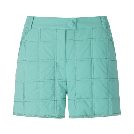 여성 사각 누빔 자수 퀼팅 패딩 숏팬츠