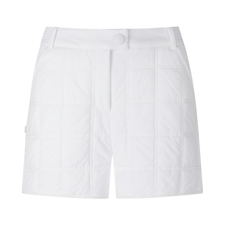 여성 사각 누빔 자수 퀼팅 패딩 숏팬츠