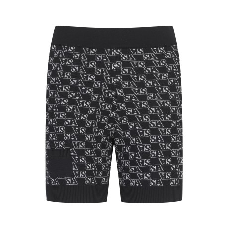 여성 미니 포켓 포인트 니트 숏팬츠