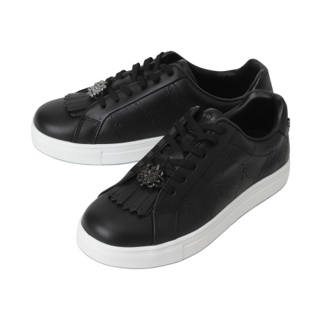 여성 심볼 모노그램 태슬 디테일 스니커즈형 골프화