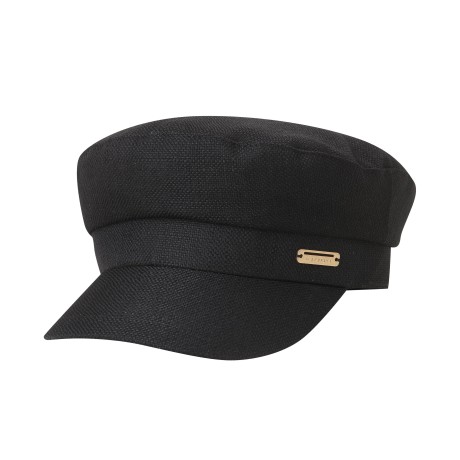 여성 로고 메탈 포인트 마린캡