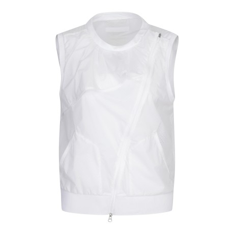 여성 훌 바이어스 지퍼 베스트 점퍼