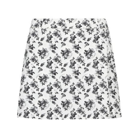 여성 트로피컬 플라워 프린트 스커트