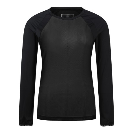 여성 도트 냉감 슬리브 메쉬 긴팔 이너 티셔츠