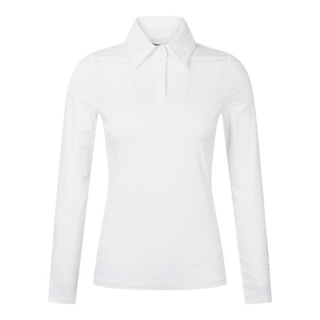 여성 카라 로고 엠보 포인트 냉감 긴팔 티셔츠