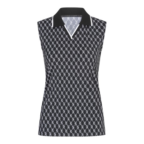 여성 STA 로고 프린트 냉감 민소매 티셔츠