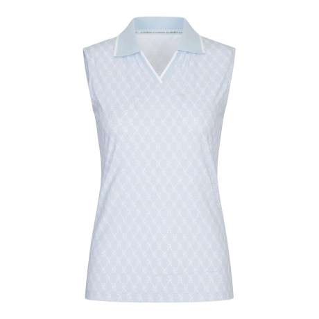 여성 STA 로고 프린트 냉감 민소매 티셔츠