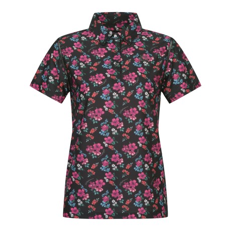 여성 트로피컬 프린트 반팔 티셔츠