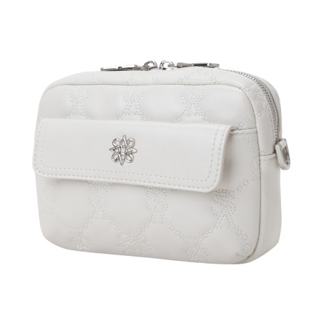 여성 STA 로고 자수 퀼팅 투웨이 미니백