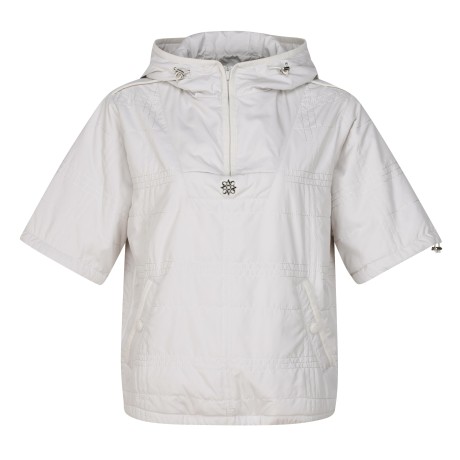 여성 별 심볼 자수 퀼팅 패딩 아노락