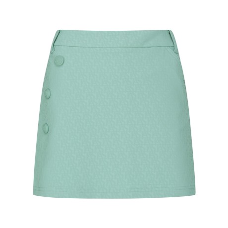 여성 STA 자카드 사선 리벳 A라인 큐롯 스커트